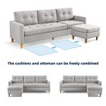 Total Durable Modern  Convertible Sectional Sofa