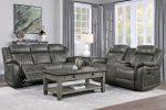 Total Durable Double Reclining Loveseat with Storage Console