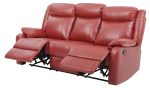 Total Durable Double Reclining Sofa RED Color