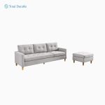 Total Durable Modern  Convertible Sectional Sofa