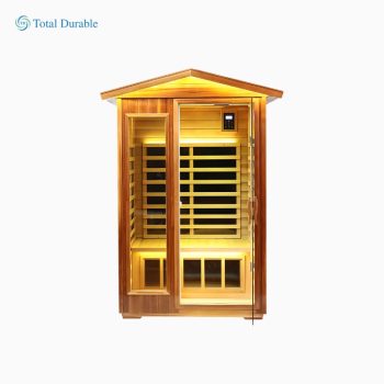 Total Durable Two-person far-infrared outdoor sauna