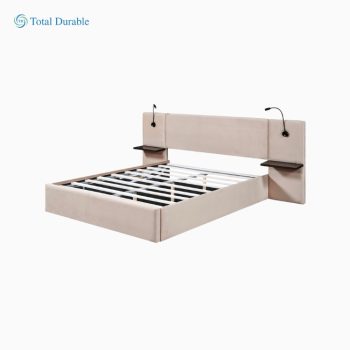 Total Durable Queen Size bed with Storage