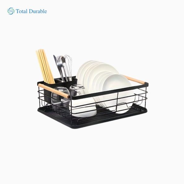 1 piece kitchen utensil drain rack countertop organizer