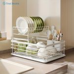 1 piece kitchen utensil drain rack countertop organizer