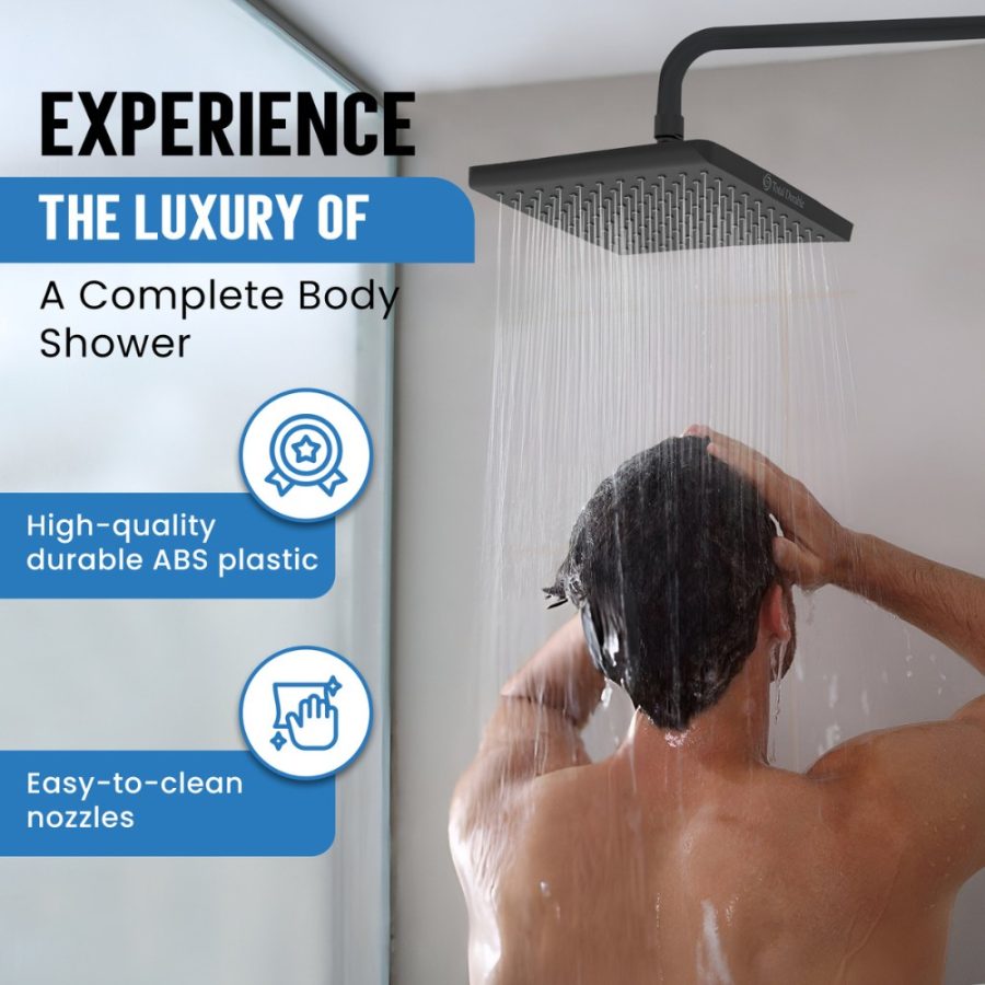 Luxury Black Shower Head – High-Pressure, Modern Design, Low GPM, Eco-Friendly - Image 6